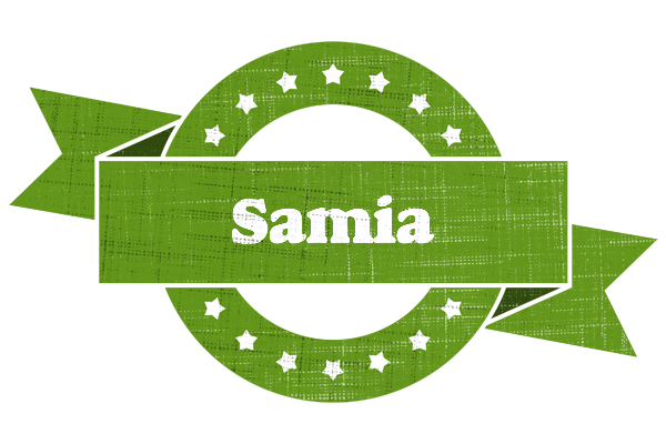 Samia natural logo