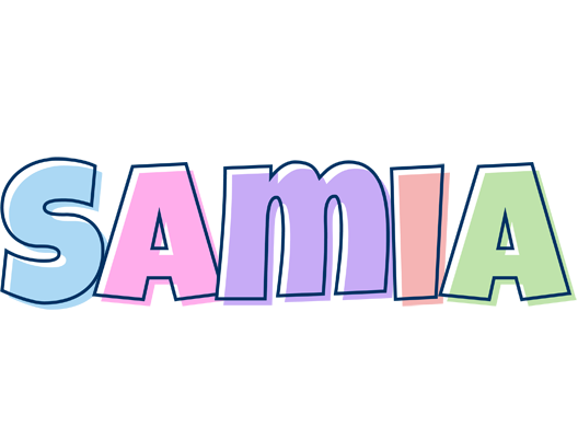 Samia pastel logo