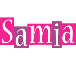 Samia whine logo