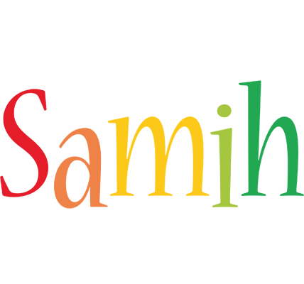 Samih birthday logo