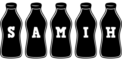 Samih bottle logo