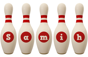 Samih bowling-pin logo