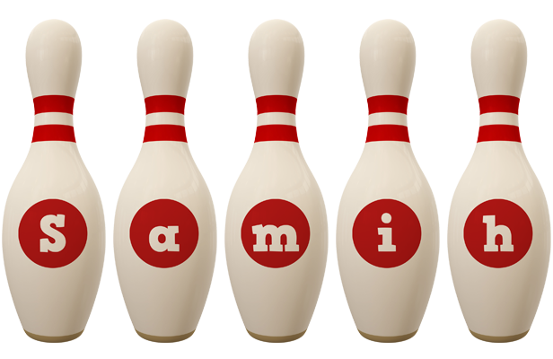 Samih bowling-pin logo