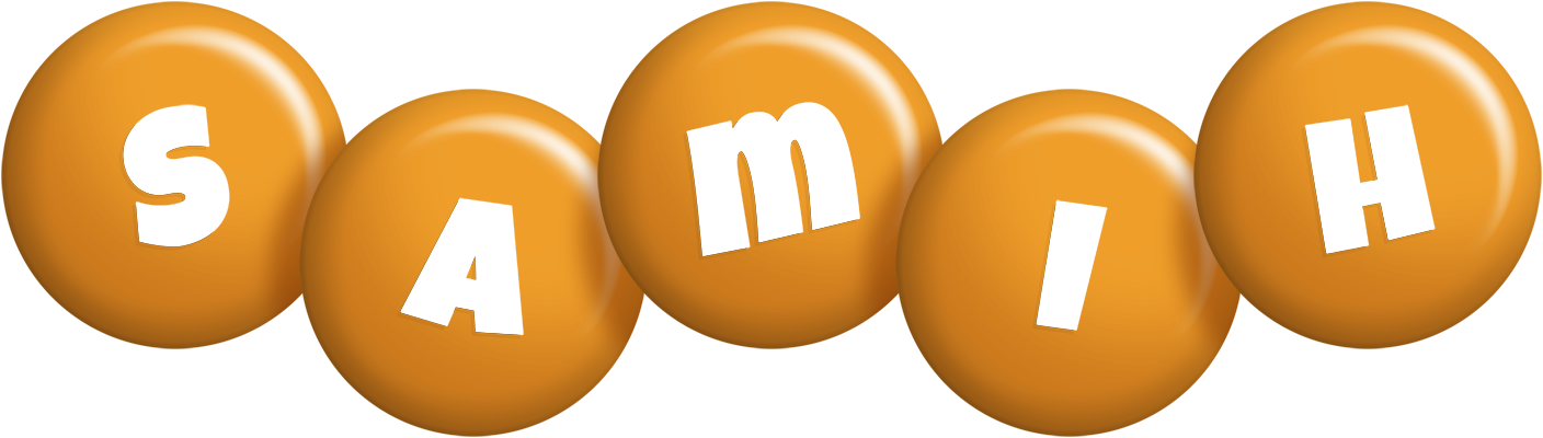 Samih candy-orange logo