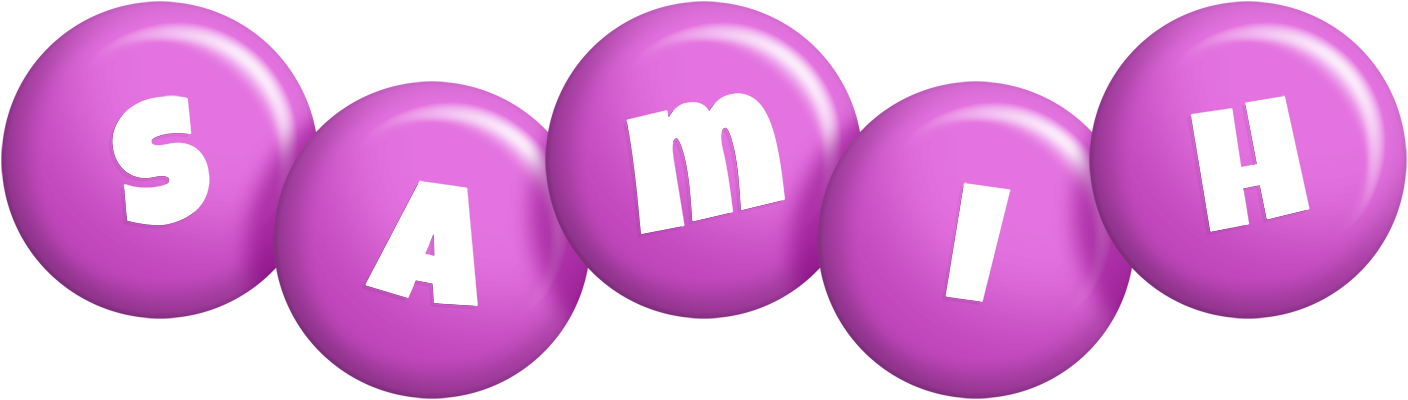 Samih candy-purple logo