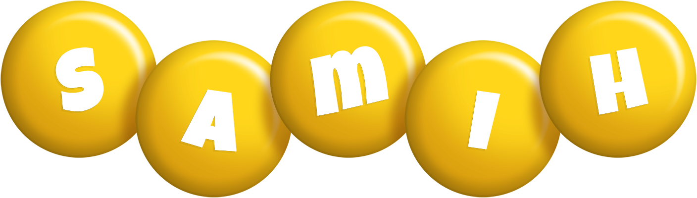 Samih candy-yellow logo