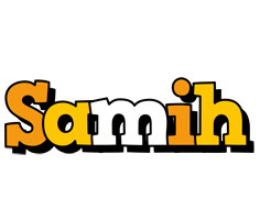 Samih cartoon logo