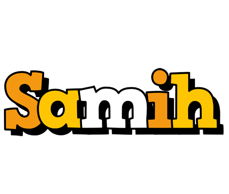 Samih cartoon logo
