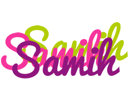 Samih flowers logo