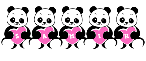 Samih love-panda logo