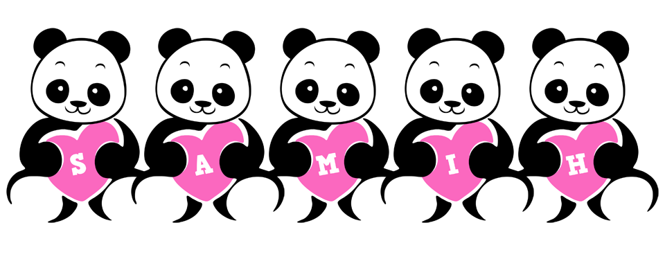 Samih love-panda logo