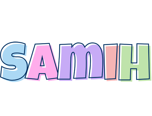 Samih pastel logo
