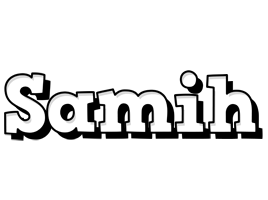 Samih snowing logo