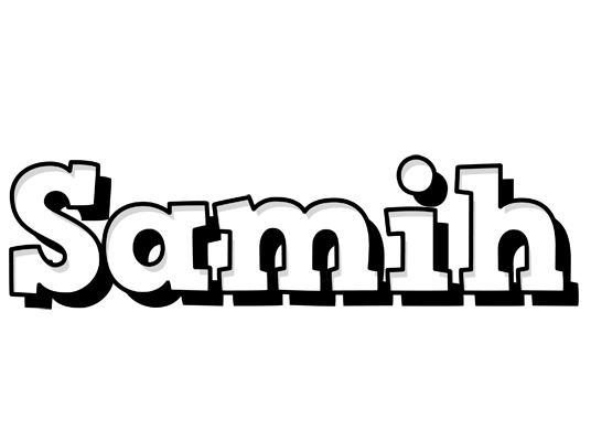 Samih snowing logo