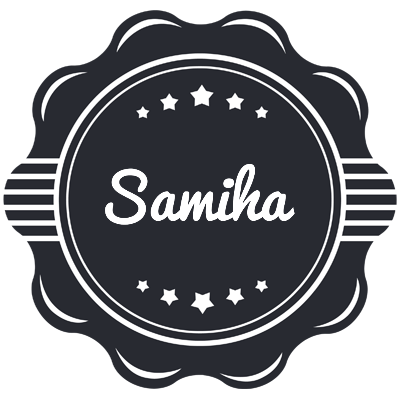 Samiha badge logo
