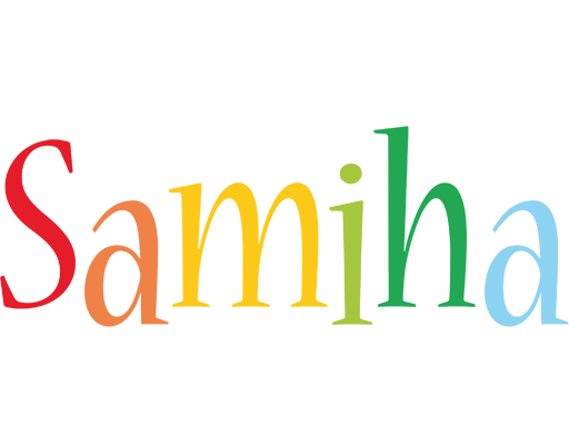 Samiha birthday logo
