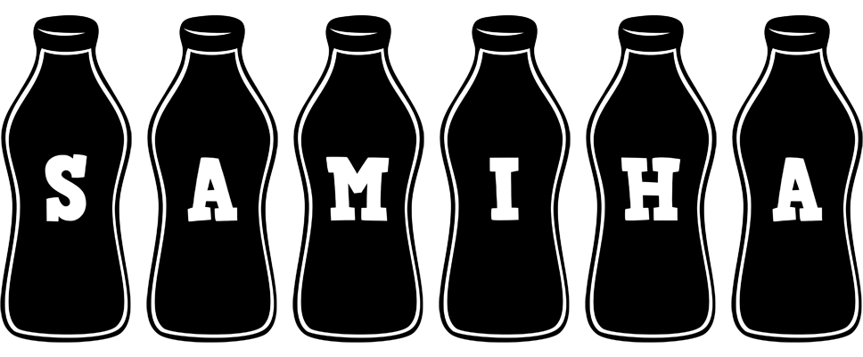 Samiha bottle logo