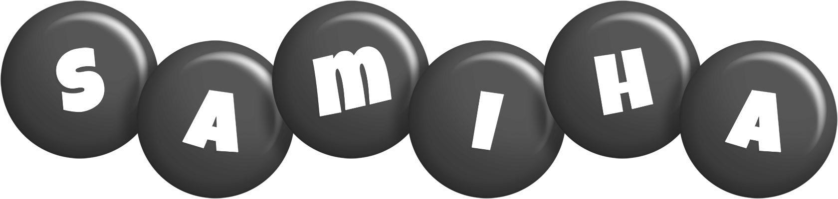 Samiha candy-black logo