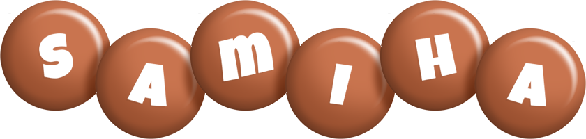 Samiha candy-brown logo