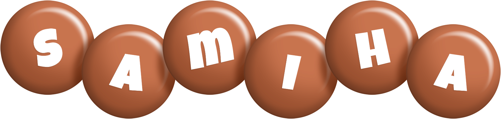 Samiha candy-brown logo