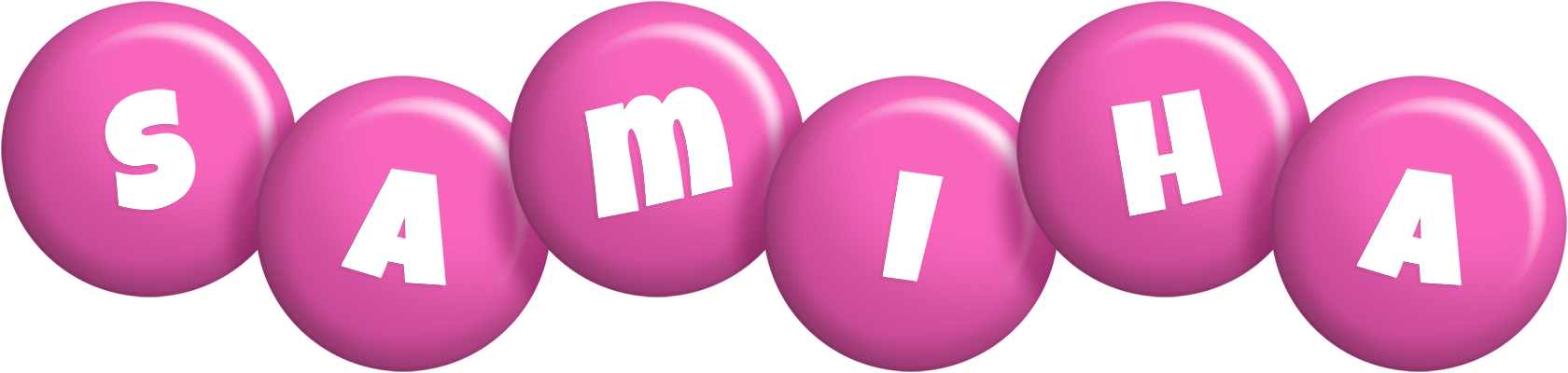 Samiha candy-pink logo