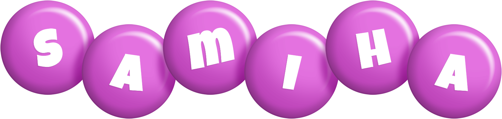 Samiha candy-purple logo