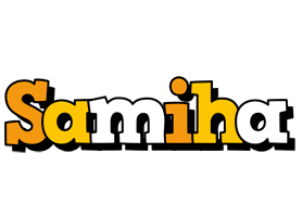 Samiha cartoon logo
