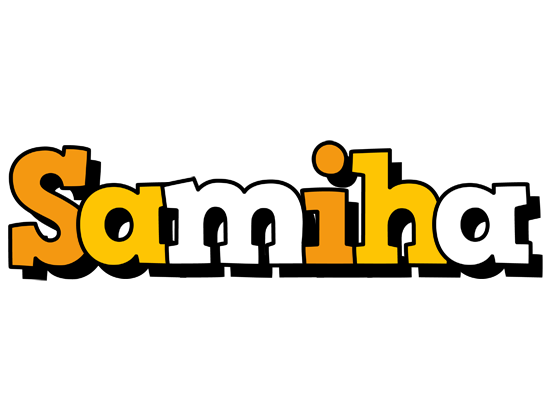 Samiha cartoon logo