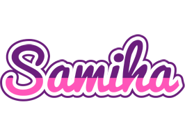 Samiha cheerful logo