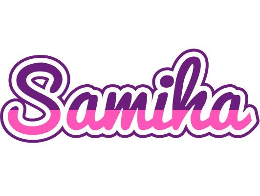 Samiha cheerful logo