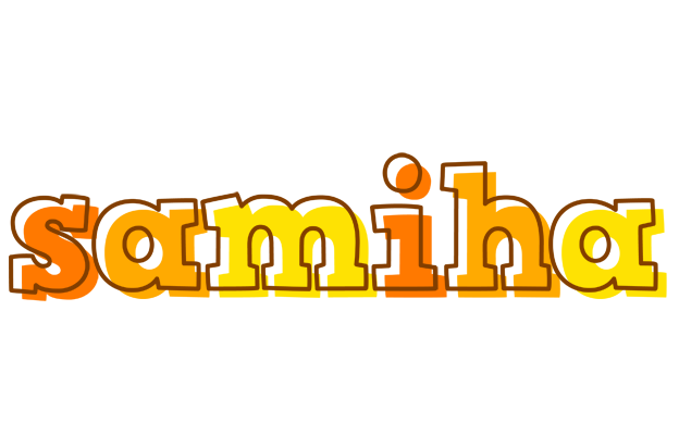 Samiha desert logo