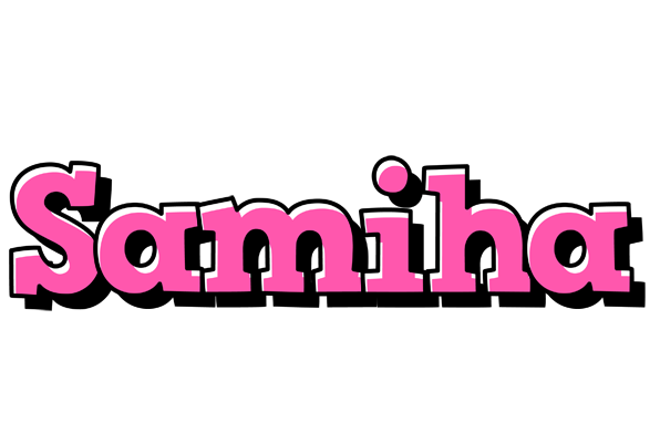 Samiha girlish logo