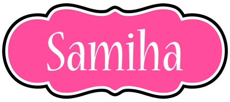 Samiha invitation logo