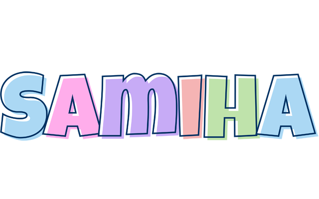 Samiha pastel logo