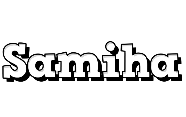 Samiha snowing logo