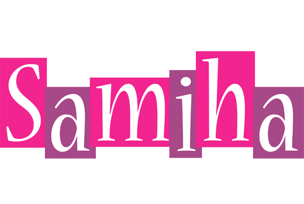 Samiha whine logo