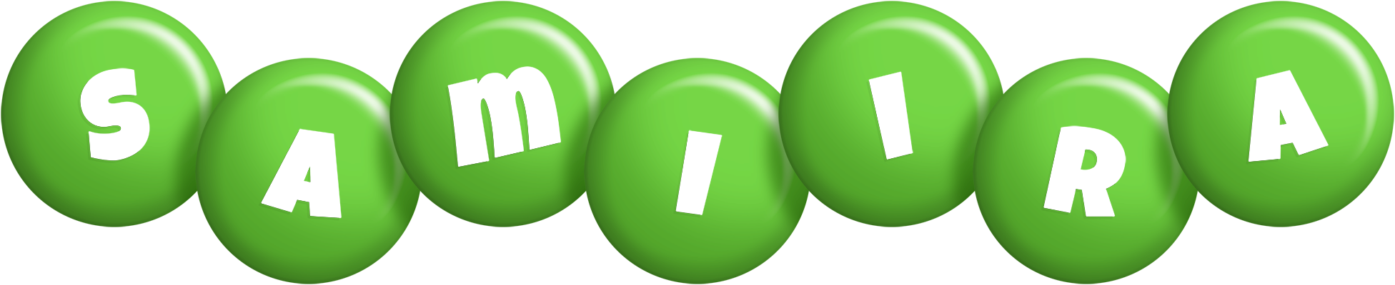 Samiira candy-green logo
