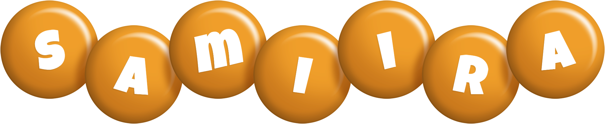 Samiira candy-orange logo