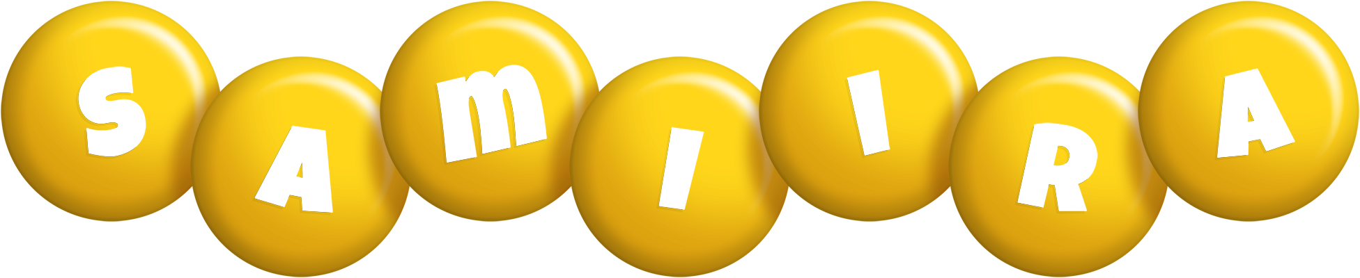 Samiira candy-yellow logo