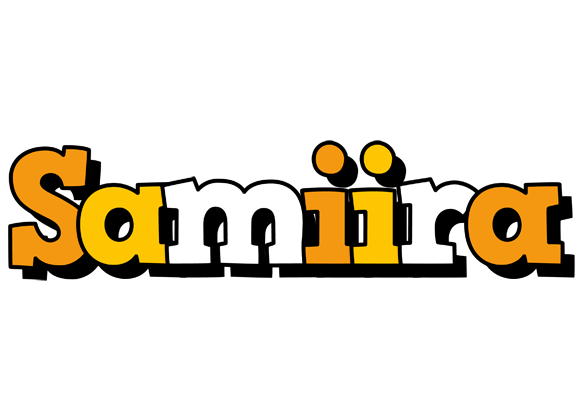 Samiira cartoon logo