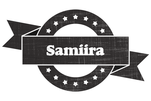 Samiira grunge logo