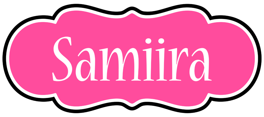 Samiira invitation logo
