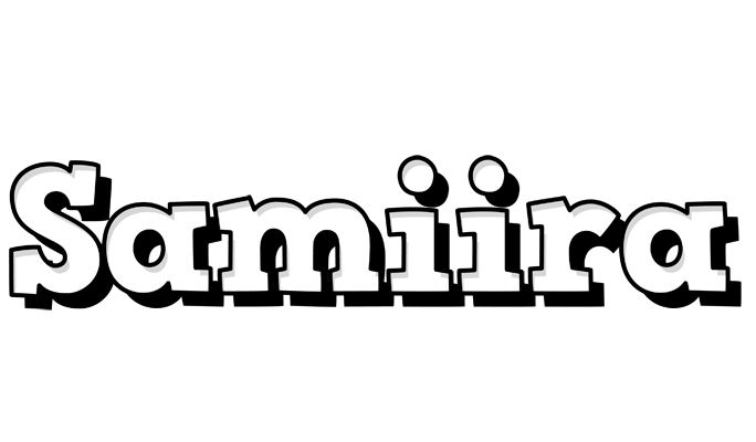 Samiira snowing logo