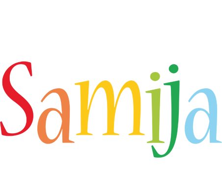Samija birthday logo