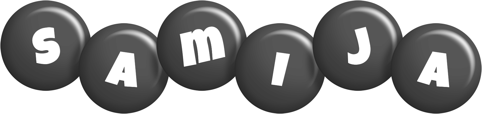 Samija candy-black logo