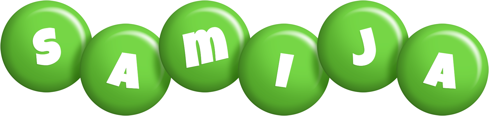 Samija candy-green logo