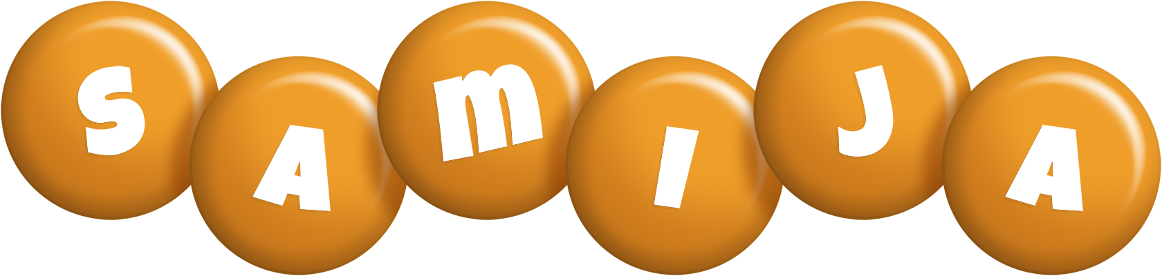 Samija candy-orange logo