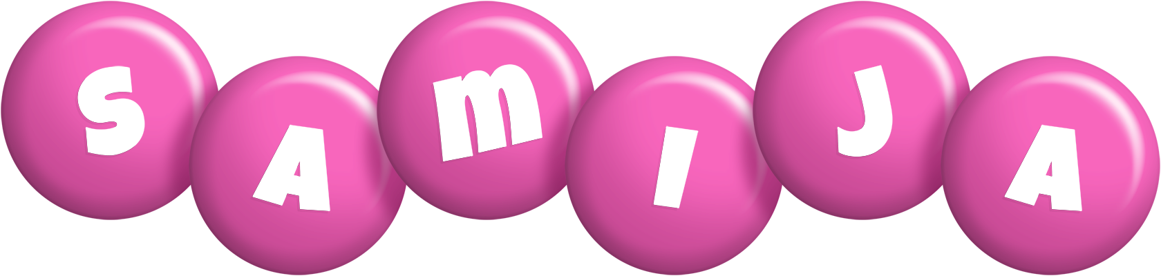 Samija candy-pink logo