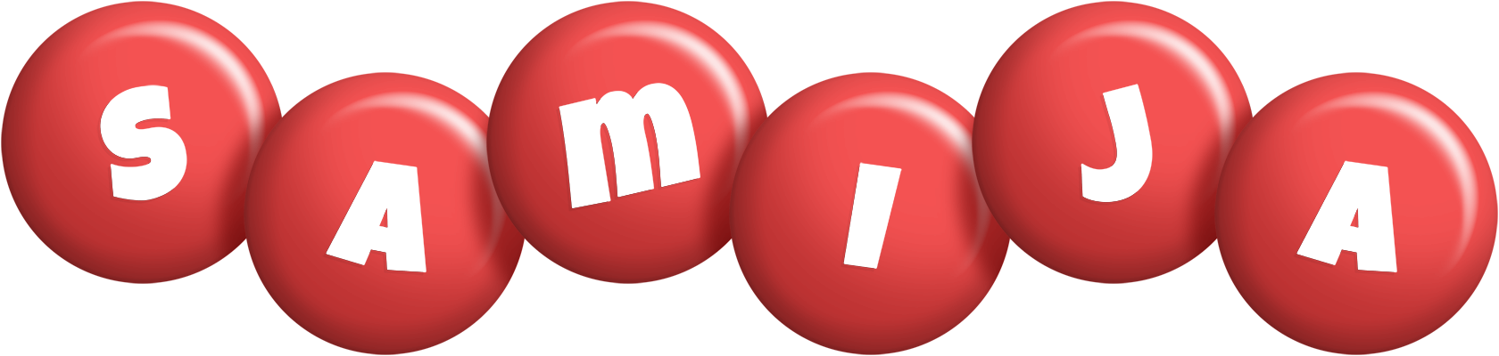 Samija candy-red logo