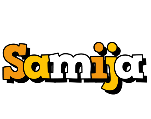 Samija cartoon logo